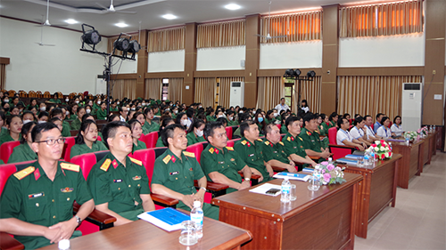 Tổ chức khai mạc và giảng dạy môn học Giáo dục Quốc phòng và An ninh cho sinh viên năm học 2022-2023